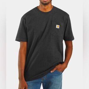 Nwt Carhartt Men's Loosefit Heavyweight Workwear Pocket C T-shirt - Black Medium